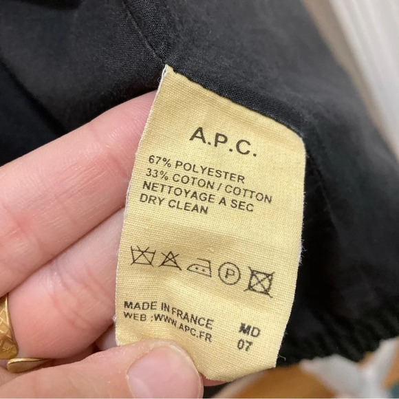 A.P.C. Zip--up Lightweight Utility Jacket Women's Small - Picture 6 of 8